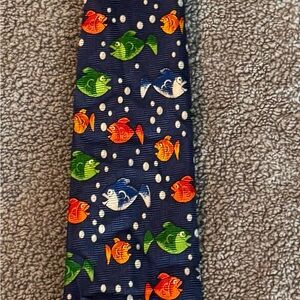 Colorful Fish Pattern Tie